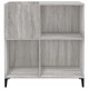 Sonata H Шкаф за винилови плочи сив сонома 84,5x38x89 см инженерно дърво