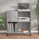 Sonata H Шкаф за винилови плочи сив сонома 84,5x38x89 см инженерно дърво