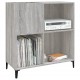 Sonata H Шкаф за винилови плочи сив сонома 84,5x38x89 см инженерно дърво