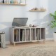 Sonata H Шкаф за винилови плочи сив сонома 100x38x48 см инженерно дърво