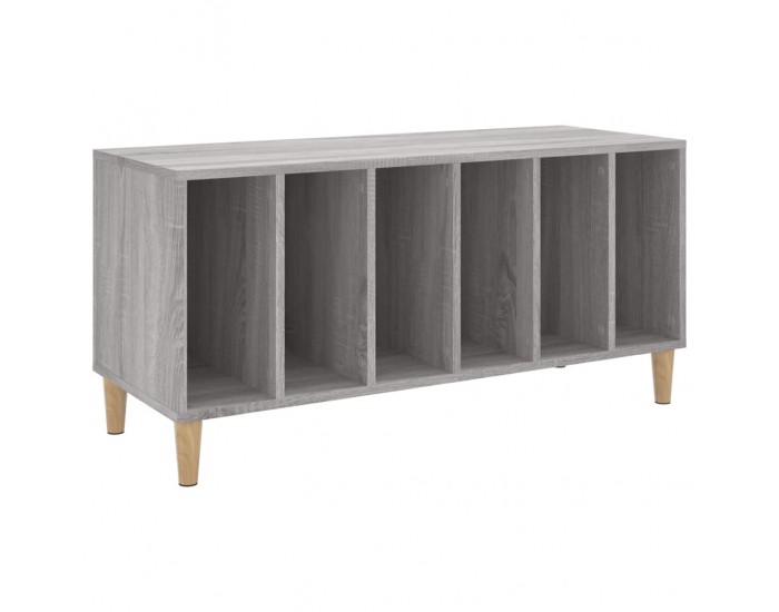 Sonata H Шкаф за винилови плочи сив сонома 100x38x48 см инженерно дърво