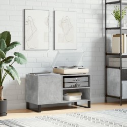 Sonata H Шкаф за винилови плочи бетонно сив 85x38x48 см инженерно дърво - Comode TV