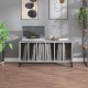 Sonata H Шкаф за винилови плочи сив сонома 100x38x48 см инженерно дърво