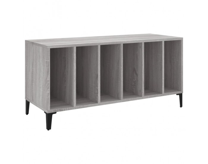 Sonata H Шкаф за винилови плочи сив сонома 100x38x48 см инженерно дърво
