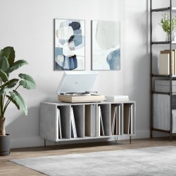 Sonata H Шкаф за винилови плочи бетонно сив 100x38x48 см инженерно дърво - Comode TV