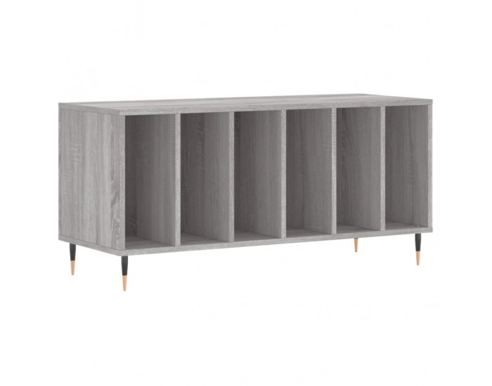 Sonata H Шкаф за винилови плочи сив сонома 100x38x48 см инженерно дърво