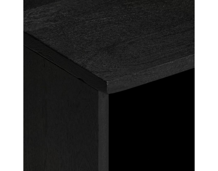 Sonata H ТВ шкаф, черен, 100x33x46 см, инженерно дърво