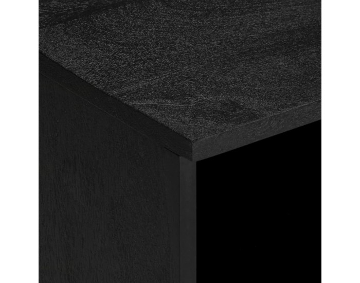 Sonata H ТВ шкаф, черен, 100x33x46 см, инженерно дърво