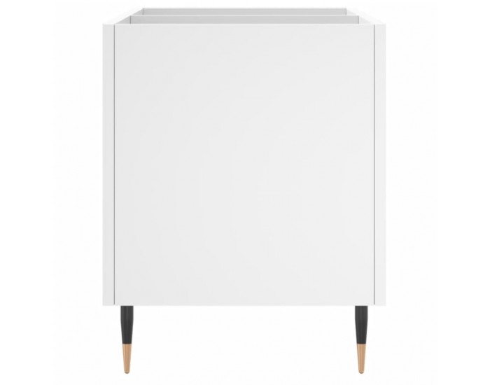 Sonata H Шкаф за грамофонни плочи бял 74,5x38x48 см инженерно дърво