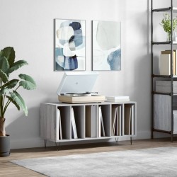 Sonata H Шкаф за винилови плочи сив сонома 100x38x48 см инженерно дърво - Comode TV