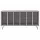 Sonata H Шкаф за винилови плочи сив сонома 100x38x48 см инженерно дърво
