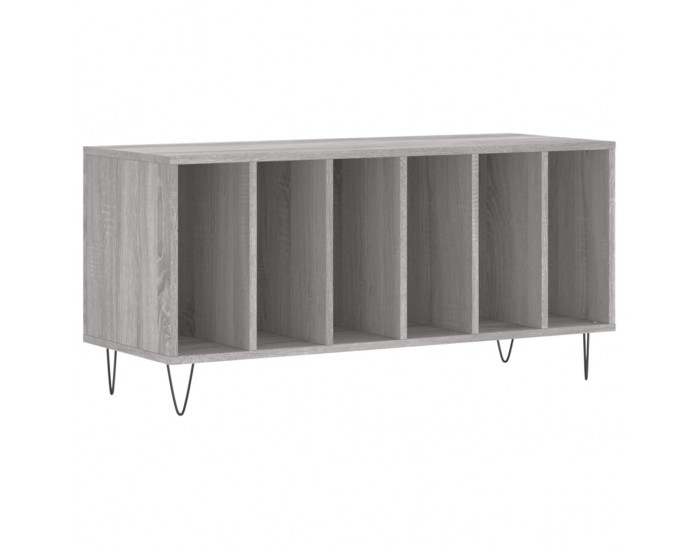 Sonata H Шкаф за винилови плочи сив сонома 100x38x48 см инженерно дърво