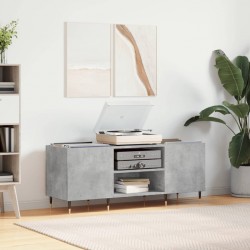Sonata H Шкаф за грамофонни плочи сив 121x38x48 см инженерно дърво - Comode TV