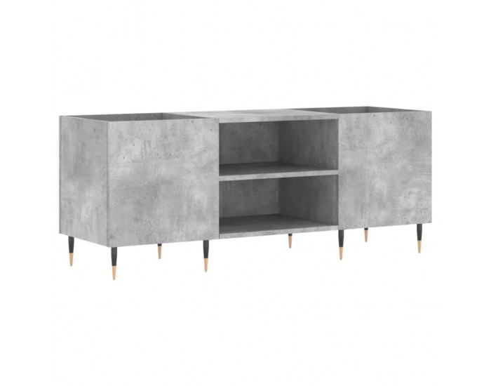 Sonata H Шкаф за грамофонни плочи сив 121x38x48 см инженерно дърво