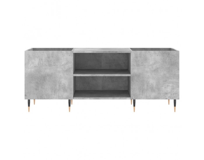 Sonata H Шкаф за грамофонни плочи сив 121x38x48 см инженерно дърво