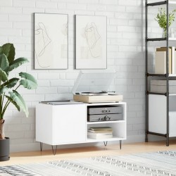 Sonata H Шкаф за грамофонни плочи бял 85x38x48 см инженерно дърво - Comode TV