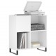 Sonata H Шкаф за грамофонни плочи бял 84,5x38x89 см инженерно дърво