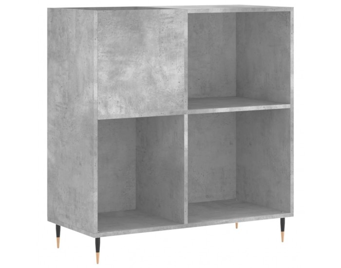 Sonata H Шкаф за грамофонни плочи сив 84,5x38x89 см инженерно дърво