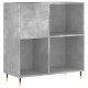 Sonata H Шкаф за грамофонни плочи сив 84,5x38x89 см инженерно дърво