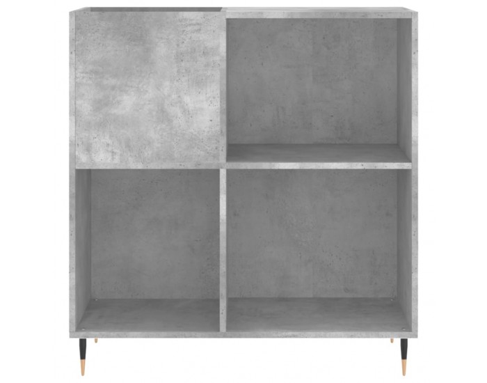 Sonata H Шкаф за грамофонни плочи сив 84,5x38x89 см инженерно дърво