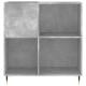 Sonata H Шкаф за грамофонни плочи сив 84,5x38x89 см инженерно дърво