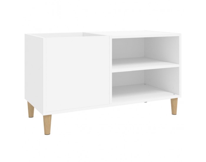 Sonata H Шкаф за грамофонни плочи бял 84,5x38x48 см инженерно дърво