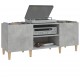 Sonata H Шкаф за грамофонни плочи сив 121x38x48 см инженерно дърво