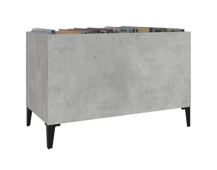 Sonata H Шкаф за грамофонни плочи сив 74,5x38x48 см инженерно дърво