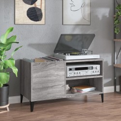 Sonata H Шкаф за винилови плочи сив сонома 84,5x38x48 см инженерно дърво - Comode TV