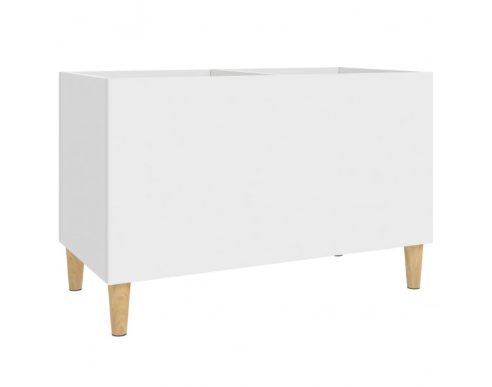 Sonata H Шкаф за грамофонни плочи бял 74,5x38x48 см инженерно дърво