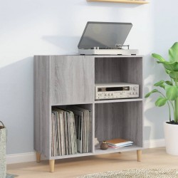 Sonata H Шкаф за винилови плочи сив сонома 84,5x38x89 см инженерно дърво - Comode TV