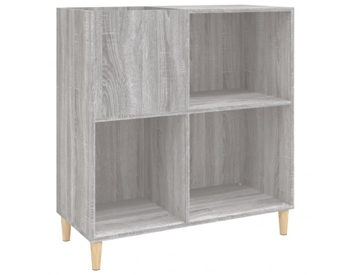 Sonata H Шкаф за винилови плочи сив сонома 84,5x38x89 см инженерно дърво