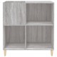 Sonata H Шкаф за винилови плочи сив сонома 84,5x38x89 см инженерно дърво