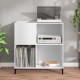 Sonata H Шкаф за грамофонни плочи бял 84,5x38x89 см инженерно дърво
