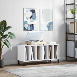 Sonata H Шкаф за грамофонни плочи бял 100x38x48 см инженерно дърво - Comode TV