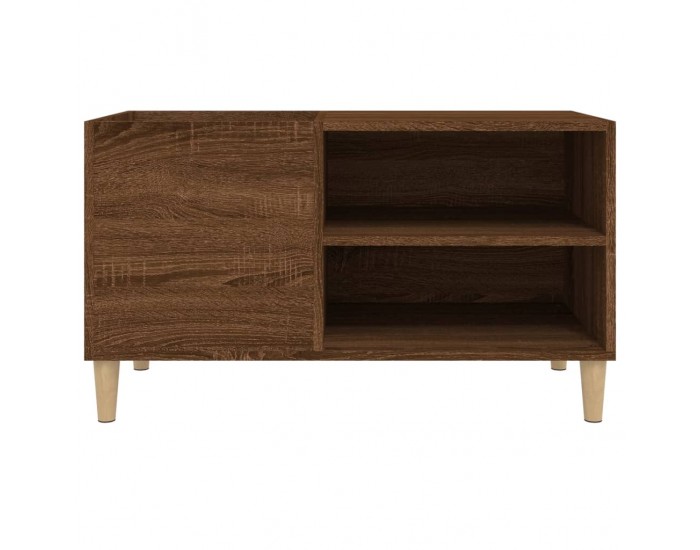 Sonata H Шкаф за винилови плочи кафяв дъб 84,5x38x48 см инженерно дърво