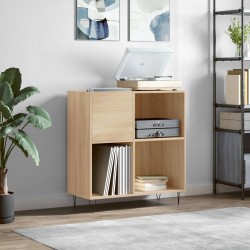 Sonata H Шкаф за винилови плочи сонома дъб 84,5x38x89 см инженерно дърво - Comode TV