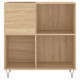 Sonata H Шкаф за винилови плочи сонома дъб 84,5x38x89 см инженерно дърво