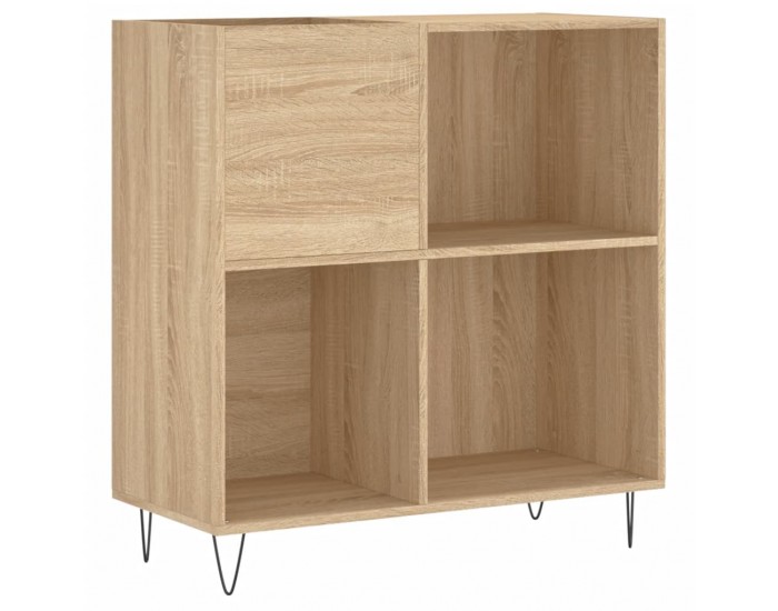 Sonata H Шкаф за винилови плочи сонома дъб 84,5x38x89 см инженерно дърво