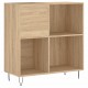 Sonata H Шкаф за винилови плочи сонома дъб 84,5x38x89 см инженерно дърво