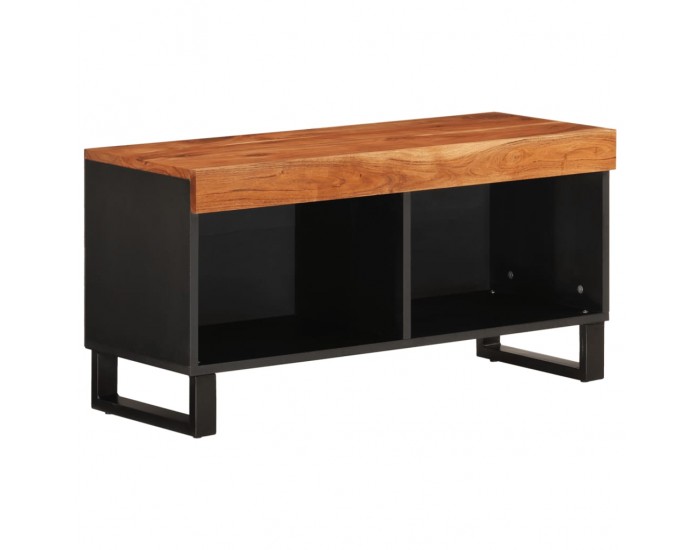 Sonata H ТВ шкаф, 85x33x43,5 см, масивно акациево дърво