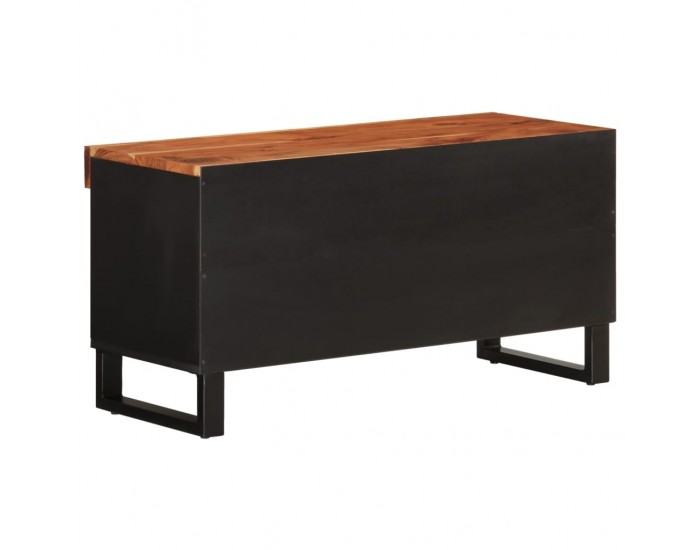 Sonata H ТВ шкаф, 85x33x43,5 см, масивно акациево дърво