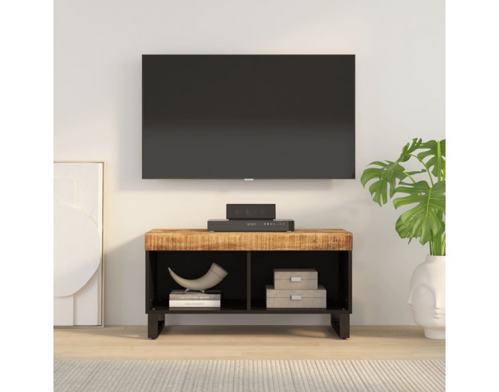 Sonata H ТВ шкаф, 85x33x43,5 см, масивно мангово дърво