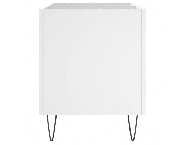 Sonata H Шкаф за грамофонни плочи бял 74,5x38x48 см инженерно дърво