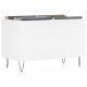 Sonata H Шкаф за грамофонни плочи бял 74,5x38x48 см инженерно дърво