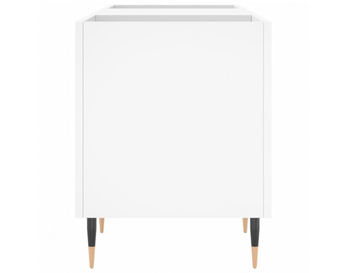 Sonata H Шкаф за грамофонни плочи бял 121x38x48 см инженерно дърво