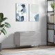 Sonata H Шкаф за винилови плочи сив сонома 74,5x38x48 см инженерно дърво
