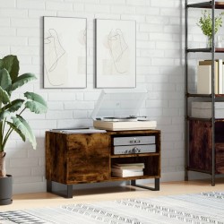 Sonata H Шкаф за винилови плочи опушен дъб 85x38x48 см инженерно дърво - Comode TV