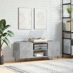 Sonata H Шкаф за грамофонни плочи сив 121x38x48 см инженерно дърво - Comode TV
