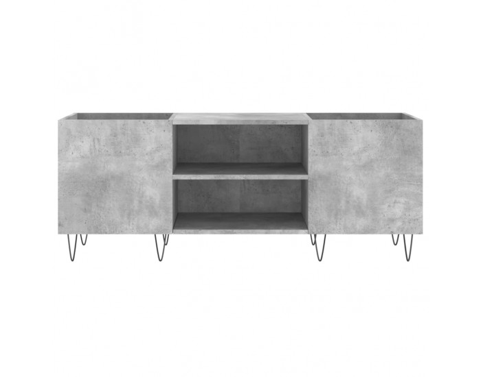 Sonata H Шкаф за грамофонни плочи сив 121x38x48 см инженерно дърво